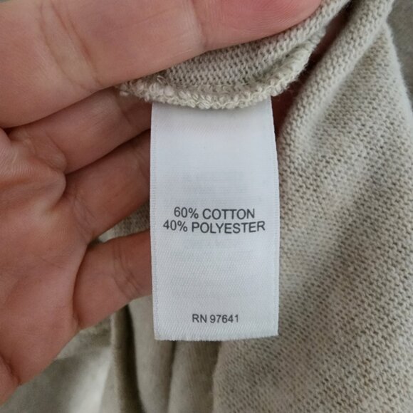 Pure J.Jill Women's Sweater Cowl Neck Size XL Cream Minimalist With Pockets - Picture 7 of 7